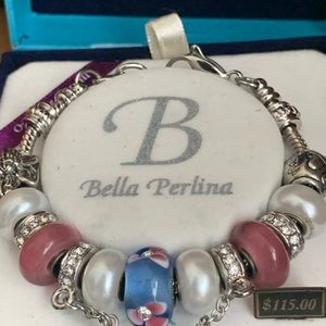 NWT Bella Perlina Charm Bracelet